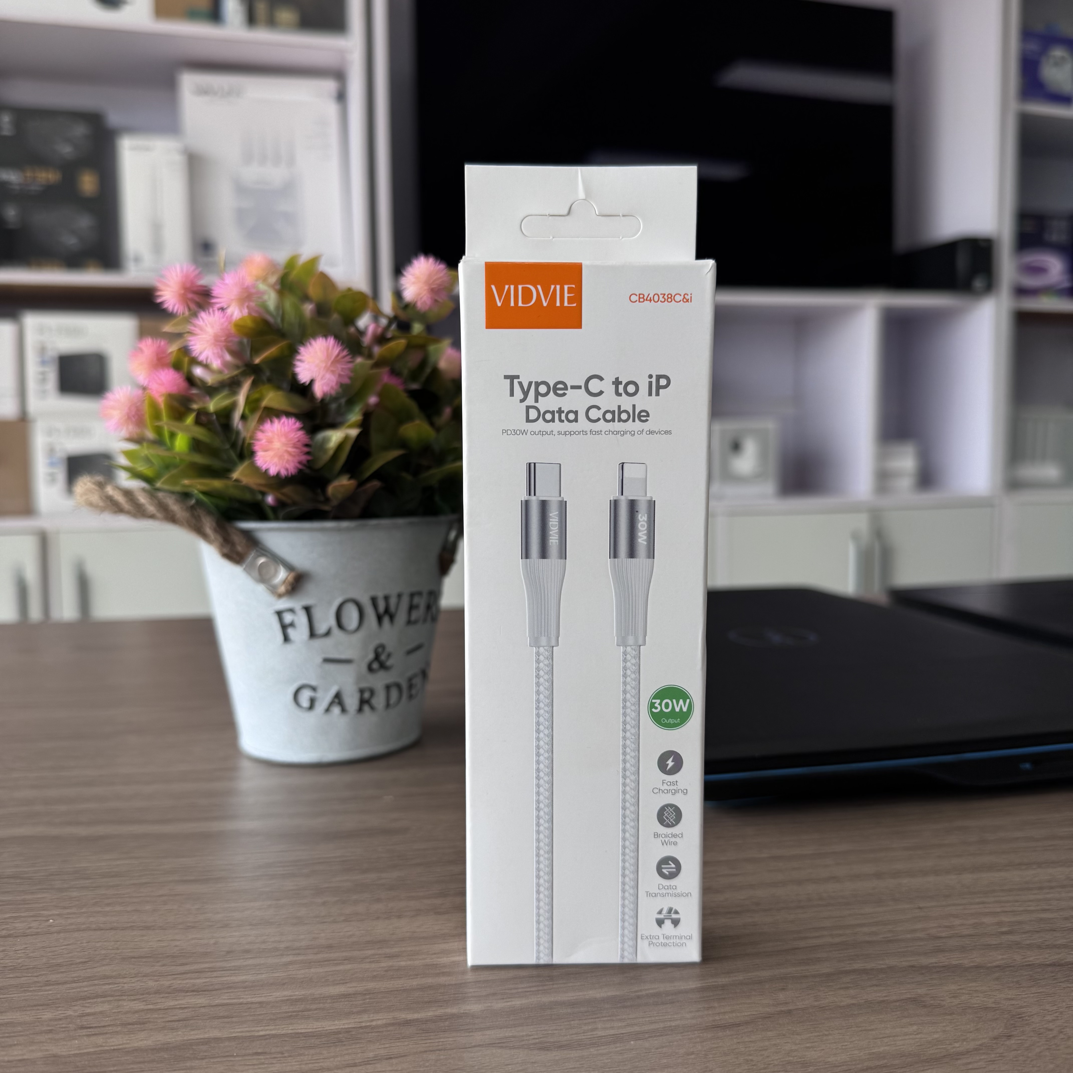 Vidvie Câble Type-C vers Lightning 30W