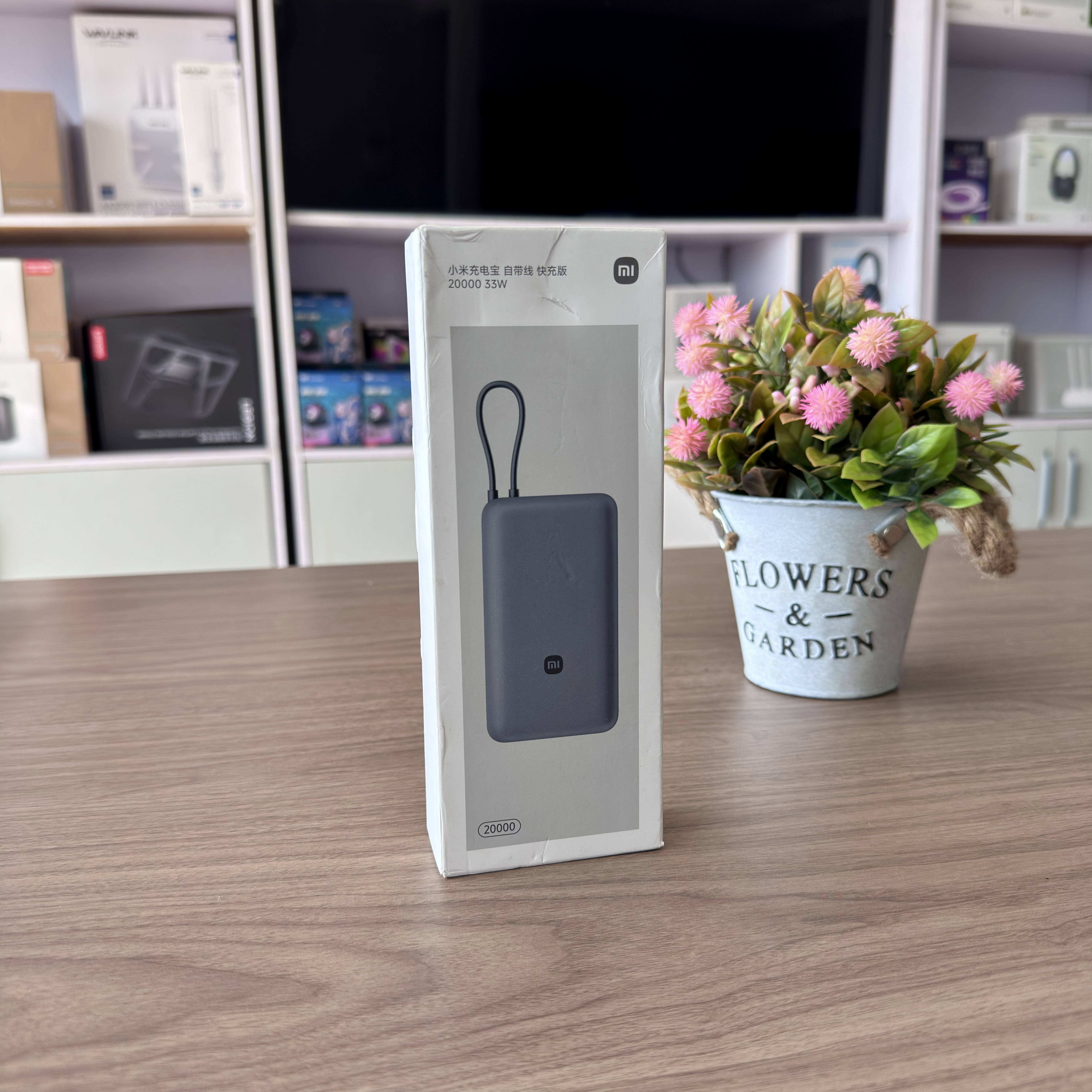 Batterie Externe 20 000 mAh 33W avec Câble Intégré